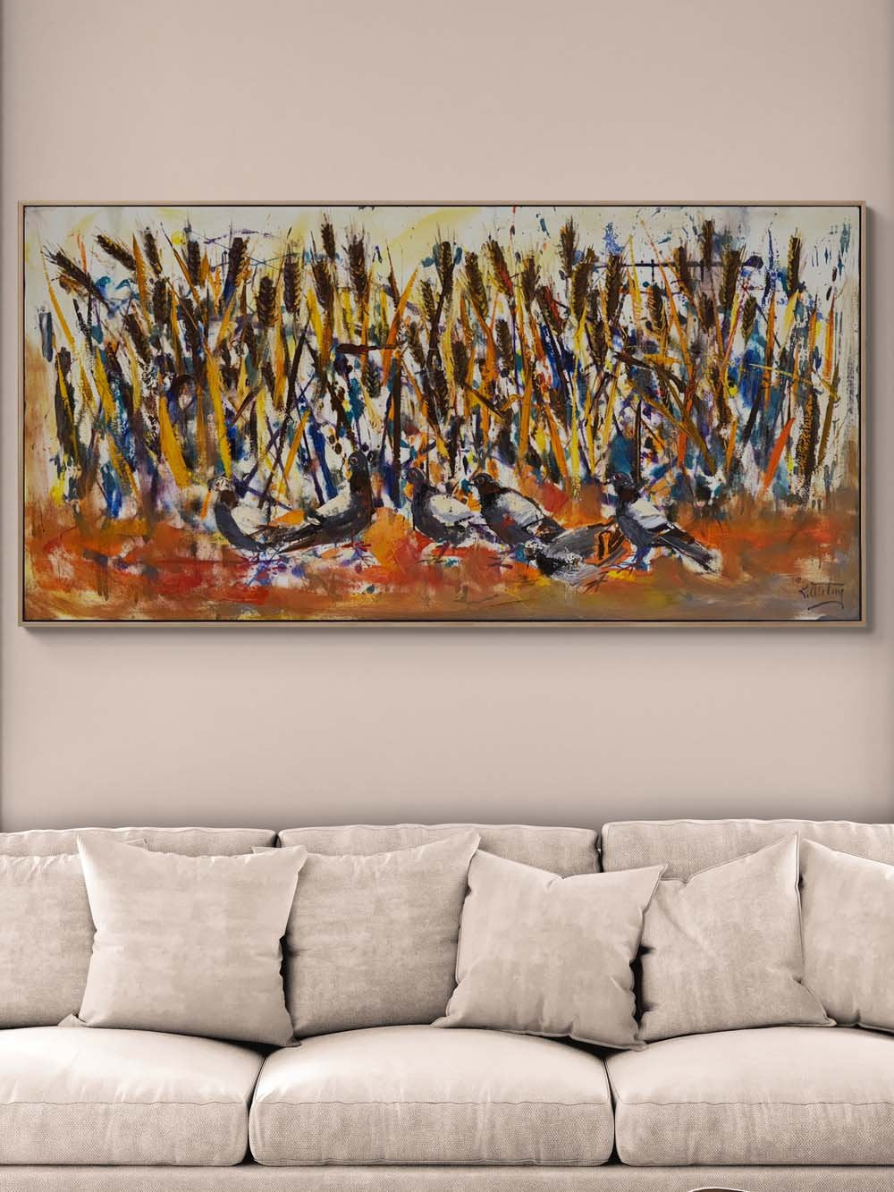 Doğanın Coşkusu Yağlı Boya Tablosu