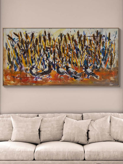 Doğanın Coşkusu Yağlı Boya Tablosu