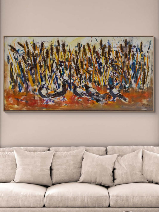 Doğanın Coşkusu Yağlı Boya Tablosu