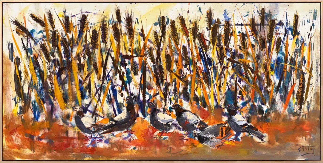 Doğanın Coşkusu Yağlı Boya Tablosu