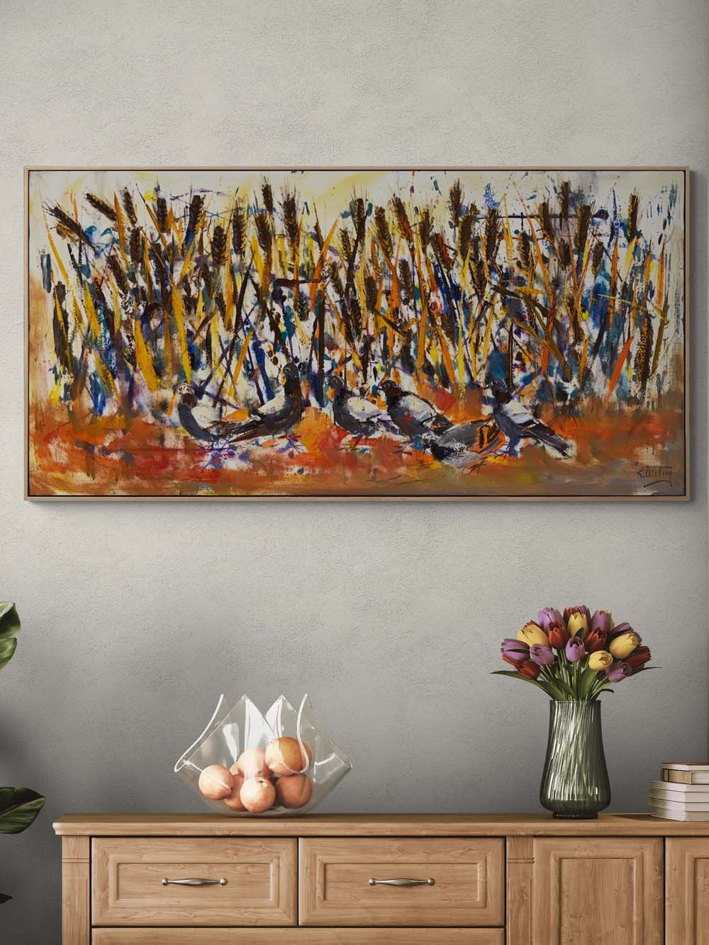 Doğanın Coşkusu Yağlı Boya Tablosu
