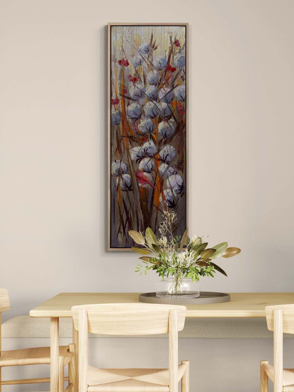 Tarlada Bir Düş Yağlı Boya Tablosu