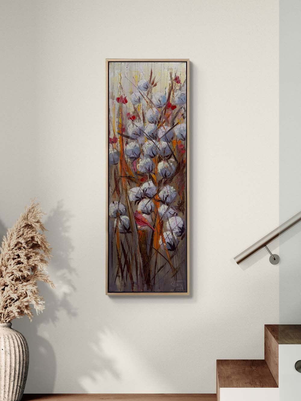 Tarlada Bir Düş Yağlı Boya Tablosu