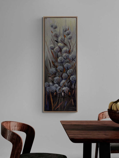 Gökyüzüyle Buluşan Tarla Yağlı Boya Tablosu