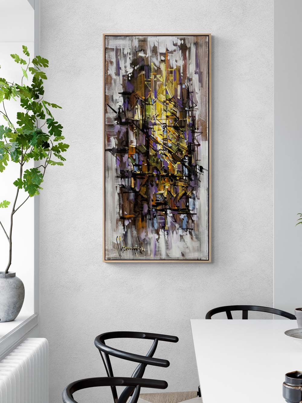 Bilinmeyen Bir His Yağlı Boya Tablosu