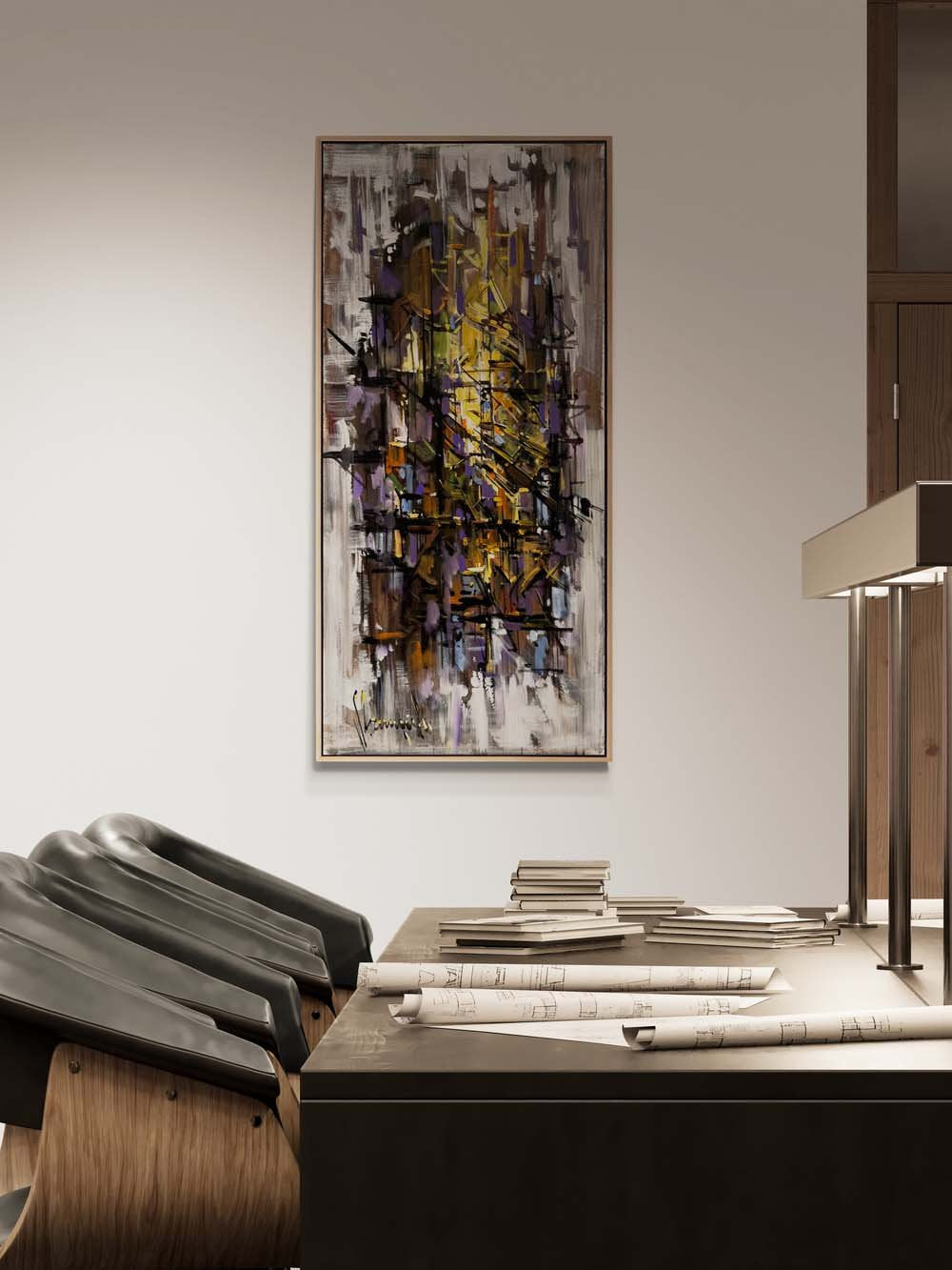 Bilinmeyen Bir His Yağlı Boya Tablosu