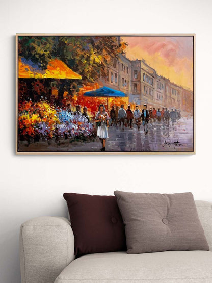 Bir Demet Bahar Yağlı Boya Tablosu