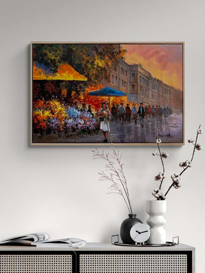 Bir Demet Bahar Yağlı Boya Tablosu