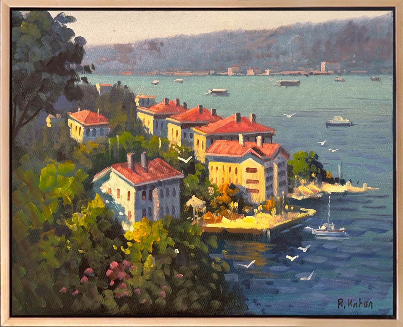 Yalıların Gölgesinde Yağlı Boya Tablosu