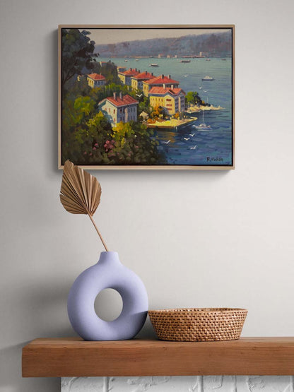 Yalıların Gölgesinde Yağlı Boya Tablosu