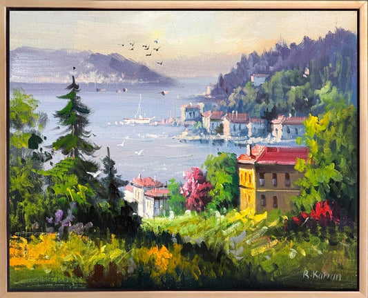 Yalılarda Arasından Yağlı Boya Tablosu