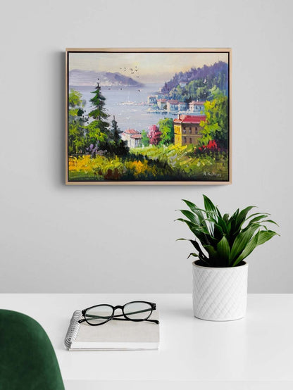 Yalılarda Arasından Yağlı Boya Tablosu