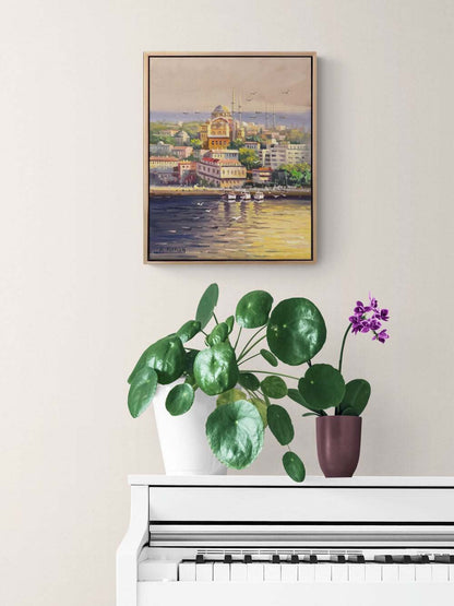 İstanbul’un Sessizliği Gün Yağlı Boya Tablosu