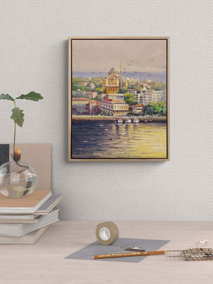 İstanbul’un Sessizliği Gün Yağlı Boya Tablosu