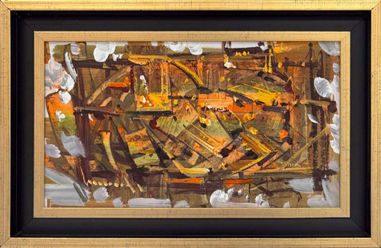 Ritmin İzinde Yağlı Boya Tablosu