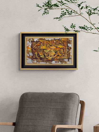 Ritmin İzinde Yağlı Boya Tablosu