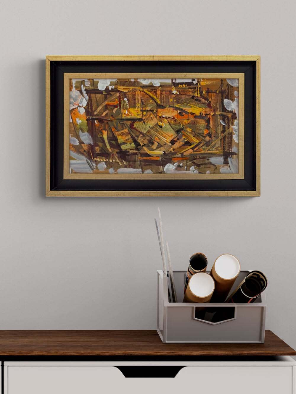 Ritmin İzinde Yağlı Boya Tablosu