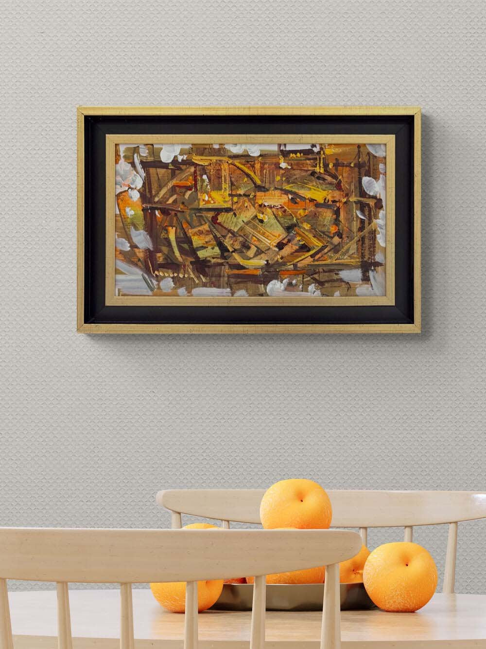 Ritmin İzinde Yağlı Boya Tablosu