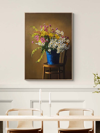 Gizli Bahçe Hediyesi Yağlı Boya Tablosu