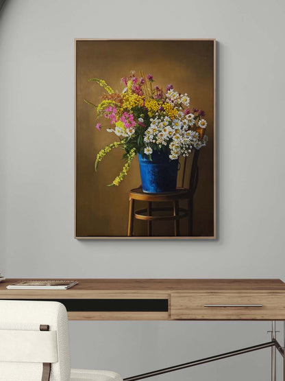 Gizli Bahçe Hediyesi Yağlı Boya Tablosu