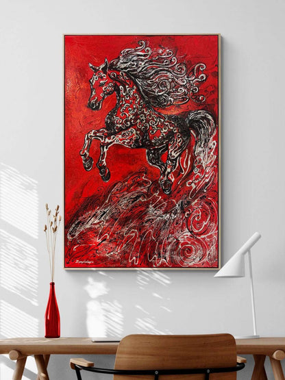 Uçuşan Yele Yağlı Boya Tablosu