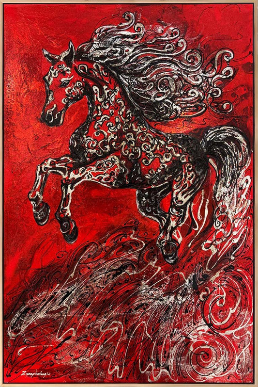 Uçuşan Yele Yağlı Boya Tablosu