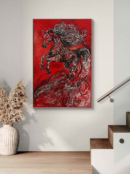 Uçuşan Yele Yağlı Boya Tablosu