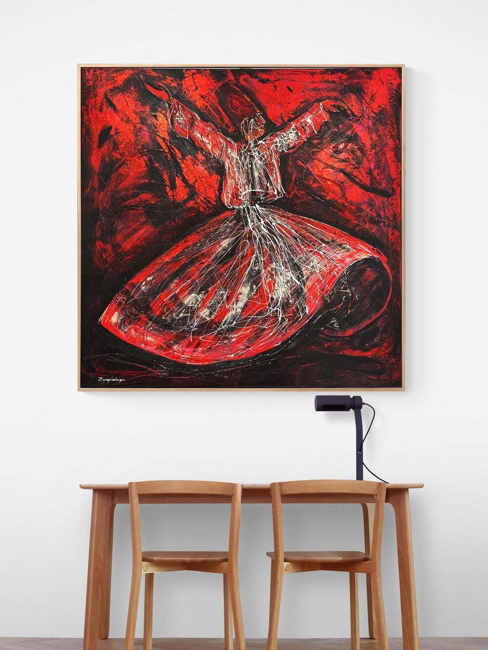 Sema’da Vuslat Yağlı Boya Tablosu