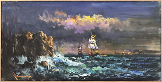 Kıyının Ötesi Yağlı Boya Tablosu