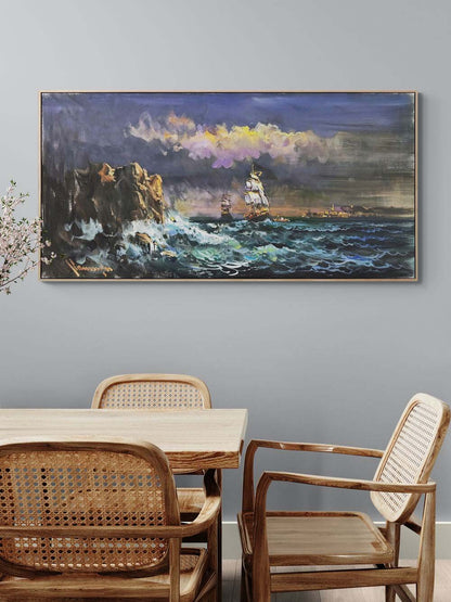 Kıyının Ötesi Yağlı Boya Tablosu