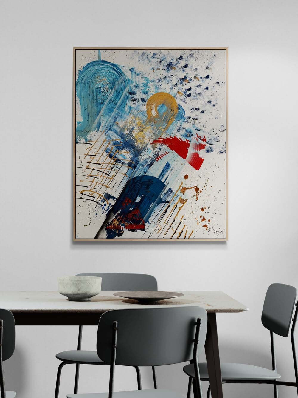 Bekleyişin Rengi Yağlı Boya Tablosu