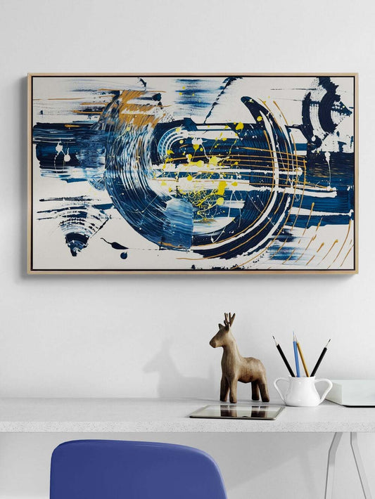 Işıkla Çatışma Yağlı Boya Tablosu