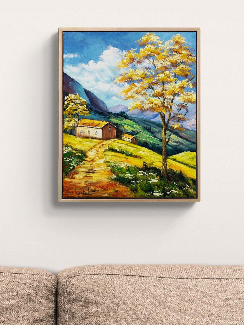 Patika Sonu Yağlı Boya Tablosu