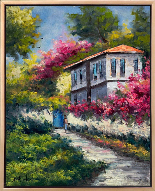 Baharın Işıltısı Yağlı Boya Tablosu