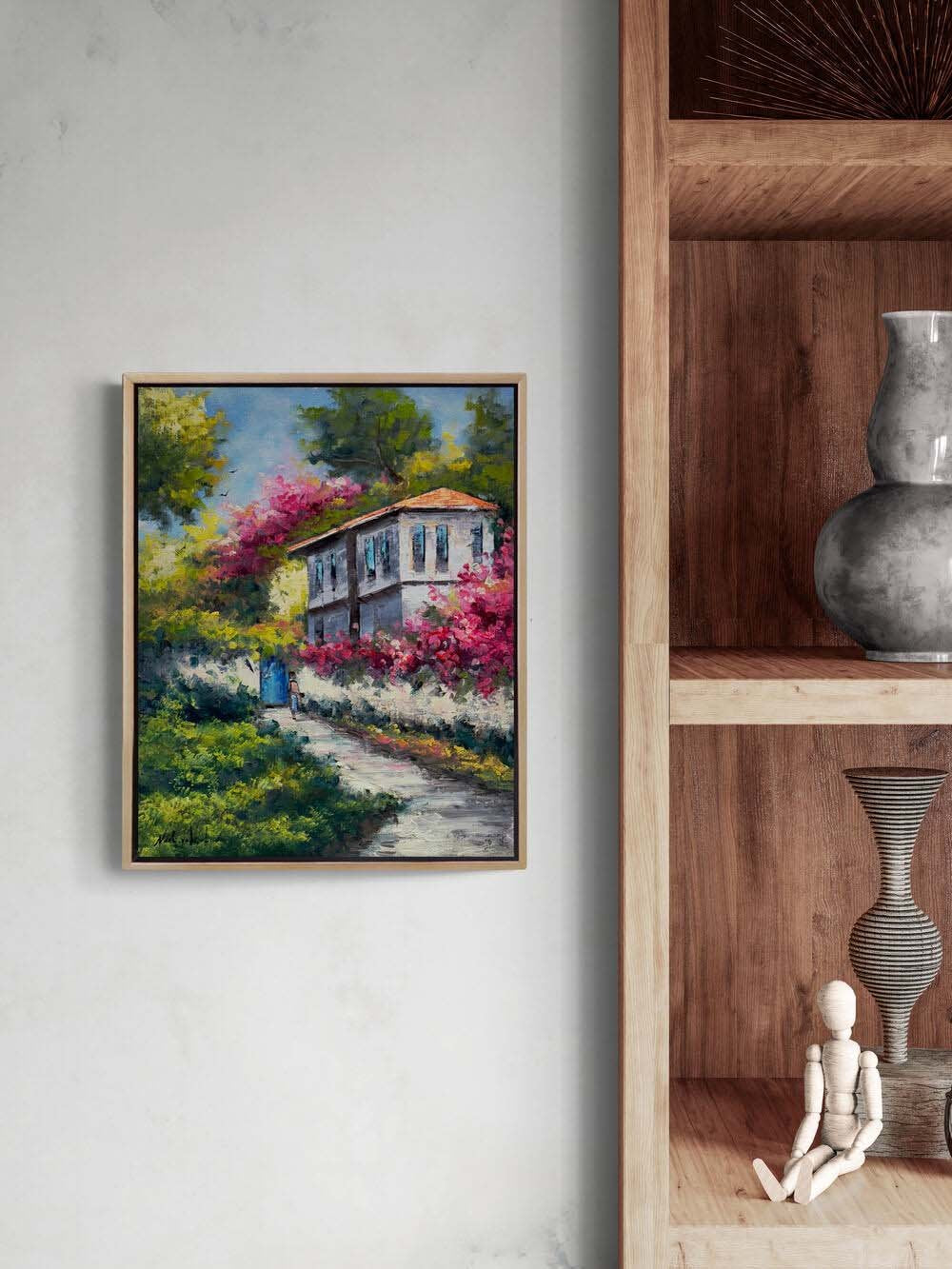 Baharın Işıltısı Yağlı Boya Tablosu