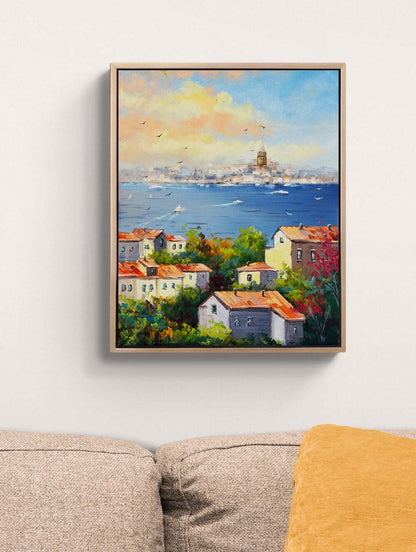 Boğazın Serin Esintisi Yağlı Boya Tablosu