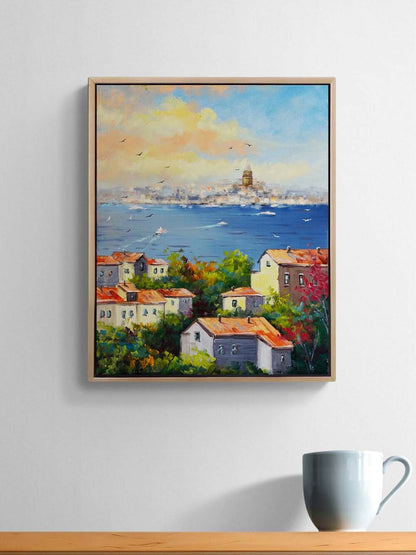 Boğazın Serin Esintisi Yağlı Boya Tablosu