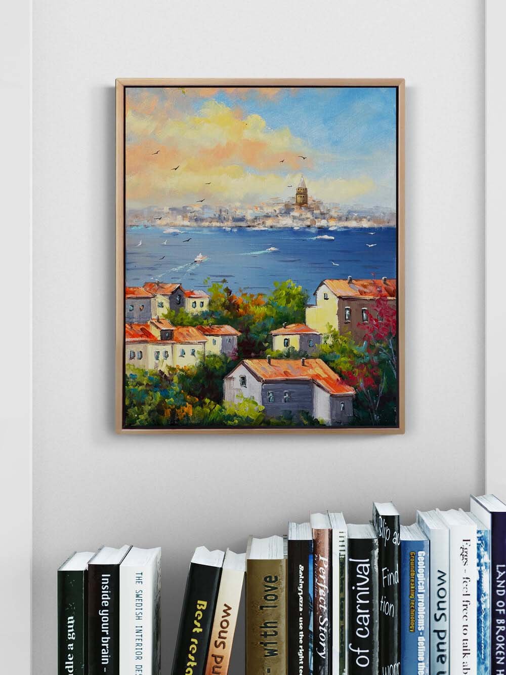 Boğazın Serin Esintisi Yağlı Boya Tablosu