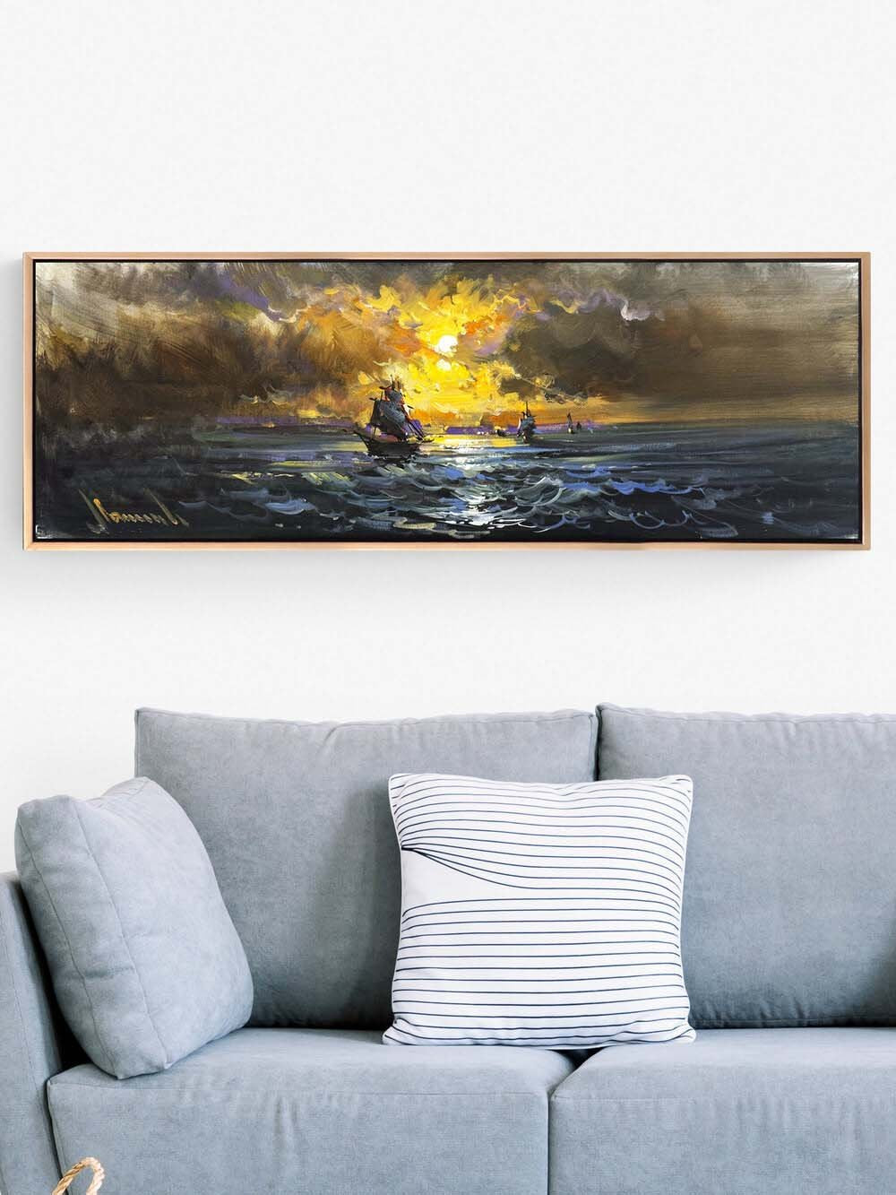 Dingin Sular Yağlı Boya Tablosu