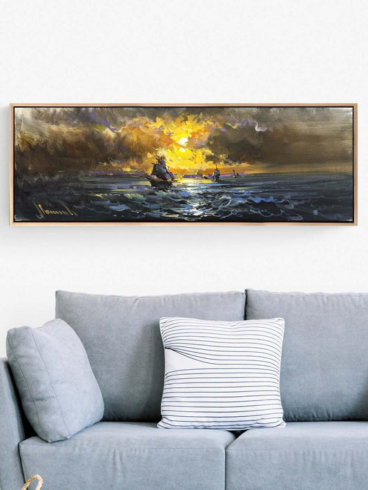 Dingin Sular Yağlı Boya Tablosu