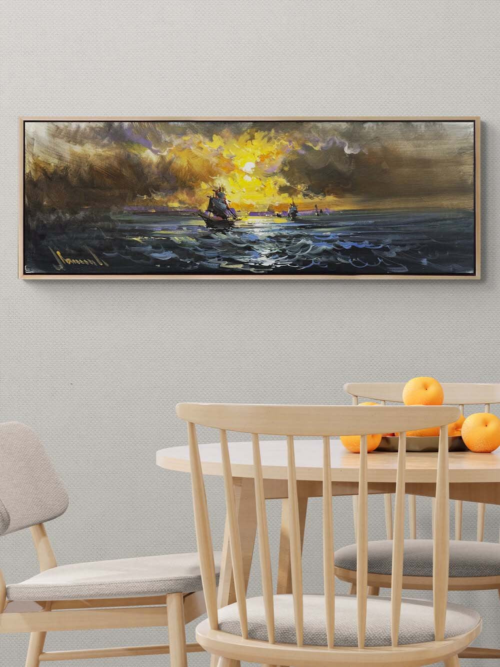 Dingin Sular Yağlı Boya Tablosu