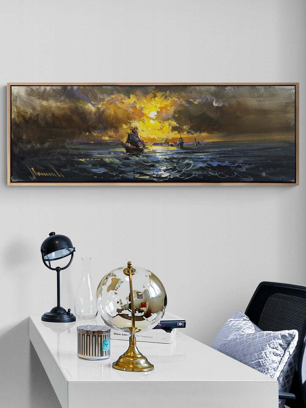 Dingin Sular Yağlı Boya Tablosu