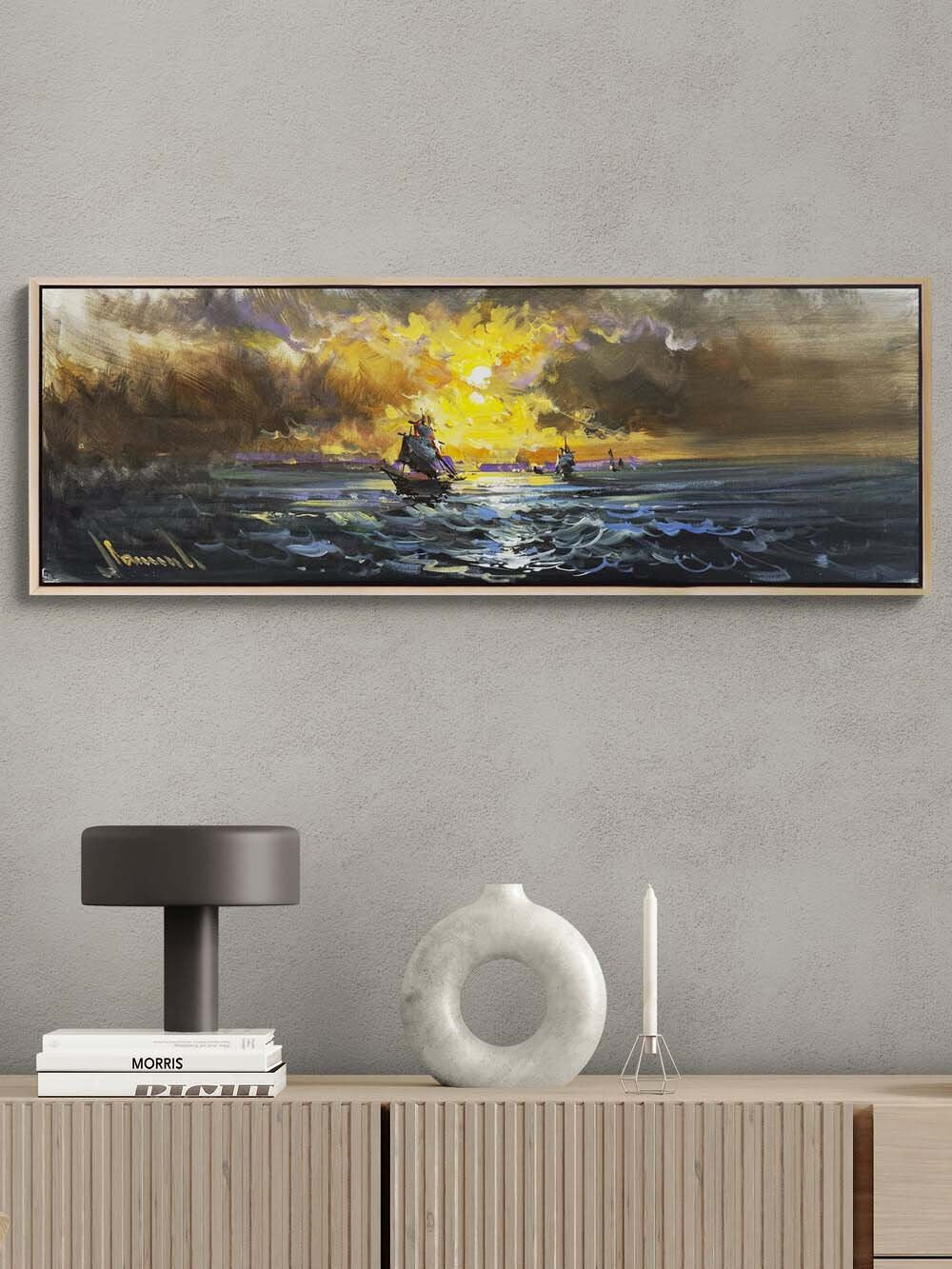 Dingin Sular Yağlı Boya Tablosu