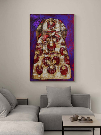 Osmanlı Kaftanı Yağlı Boya Tablosu