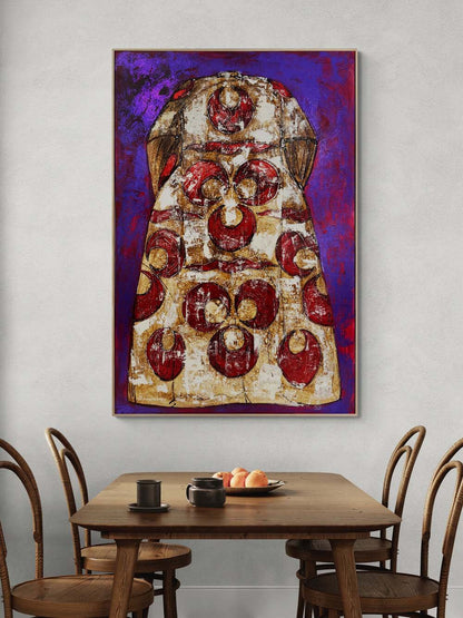 Osmanlı Kaftanı Yağlı Boya Tablosu