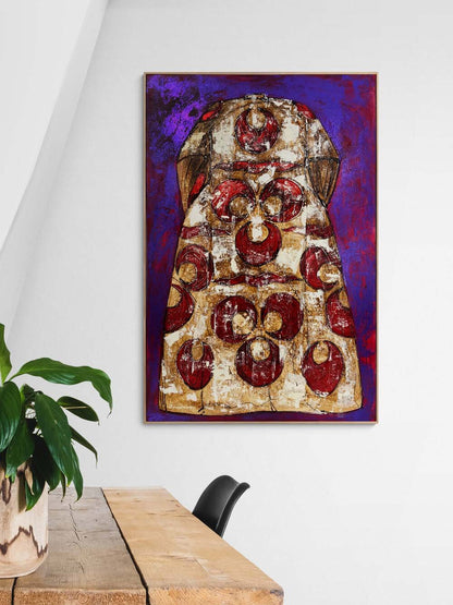 Osmanlı Kaftanı Yağlı Boya Tablosu