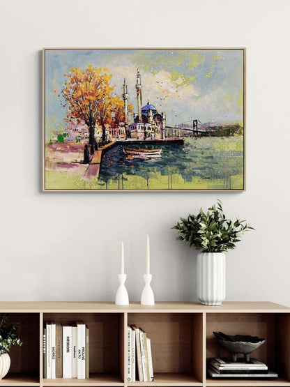 Hayallerde Ortaköy Yağlı Boya Tablosu