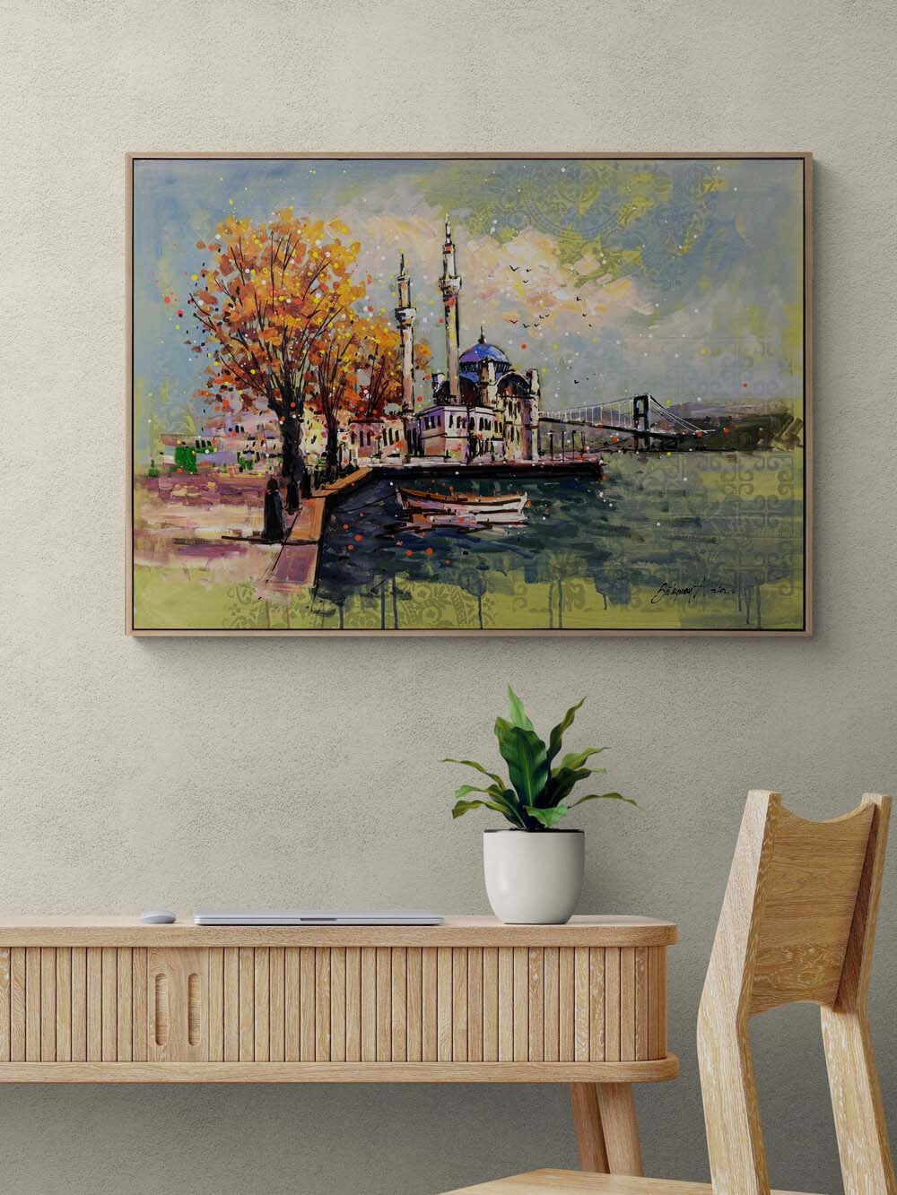 Hayallerde Ortaköy Yağlı Boya Tablosu