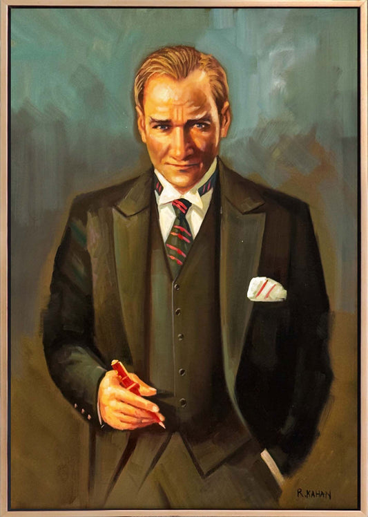 Ufka Bakan Lider Yağlı Boya Tablosu