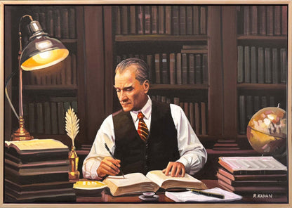 Liderin Sükûneti Yağlı Boya Tablosu